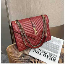 Cargar imagen en el visor de la galería, Women's Grid Bag Checker Board Synthetic Leather Handbag Shoulder Bag