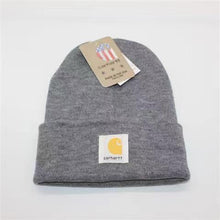 Cargar imagen en el visor de la galería, Knitted Hat Cartoon Printing Warm Curled Edge Wool Hat In Autumn and Winter Hat
