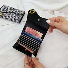 Cargar imagen en el visor de la galería, 1pc Fashion Billfold Leather Wallet Credit Card Purse Clutch Bifold