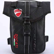 Cargar imagen en el visor de la galería, Black Drop Leg Motorcycle Racing Cycling Pack Waist Belt Bag