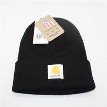 Cargar imagen en el visor de la galería, Knitted Hat Cartoon Printing Warm Curled Edge Wool Hat In Autumn and Winter Hat