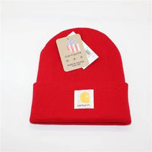 Cargar imagen en el visor de la galería, Knitted Hat Cartoon Printing Warm Curled Edge Wool Hat In Autumn and Winter Hat