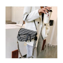 Cargar imagen en el visor de la galería, Women Quilted PU Leather Chains Handbag Shoulder Party Evening Bag