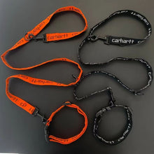 Cargar imagen en el visor de la galería, Carhartt Dog Rope Pet Traction Rope Letter Woven Metal Buckle Nylon Tensile Rope
