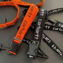 Cargar imagen en el visor de la galería, Carhartt Dog Rope Pet Traction Rope Letter Woven Metal Buckle Nylon Tensile Rope
