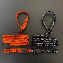 Cargar imagen en el visor de la galería, Carhartt Dog Rope Pet Traction Rope Letter Woven Metal Buckle Nylon Tensile Rope
