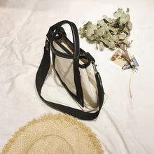 Cargar imagen en el visor de la galería, Canvas  Logo Print Bag Rucksack
