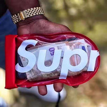 Cargar imagen en el visor de la galería, The Bag Club men women bags fear of god hip hop streetwear harajuku wasit bag Transparent package phonebag
