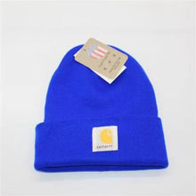 Cargar imagen en el visor de la galería, Knitted Hat Cartoon Printing Warm Curled Edge Wool Hat In Autumn and Winter Hat
