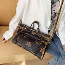Cargar imagen en el visor de la galería, Fashion Ladies Portable Diagonal Totes Shoulder Bag Designer Pu Leather Sequins Bag Shell Handbag
