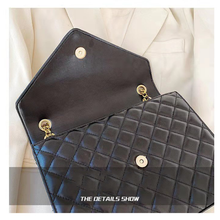 Cargar imagen en el visor de la galería, Women's Grid Bag Checker Board Synthetic Leather Handbag Shoulder Bag
