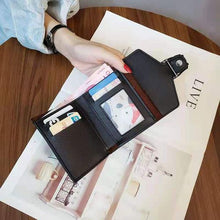 Cargar imagen en el visor de la galería, 1pc Fashion Billfold Leather Wallet Credit Card Purse Clutch Bifold
