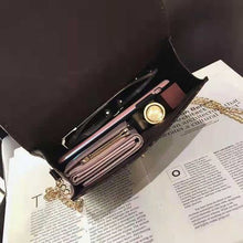 Cargar imagen en el visor de la galería, Women Quilted PU Leather Chains Handbag Shoulder Party Evening Bag Clutch
